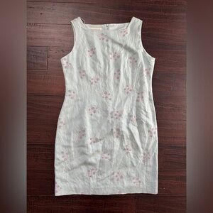 Deadstock NWT Vintage embroidered jumper dress size 16 90’s Y2K romantic dainty